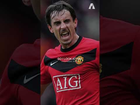 Als Patrice Evra und Gary Neville im Training aneinandergerieten