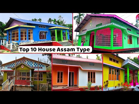 Top 10 House Design  । House Front Design । Modern House Assam Type । Osman Village Style