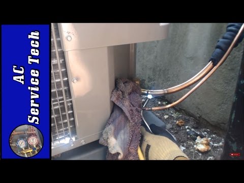 Leaking Refrigerant Replace the Leaky Schrader Valve without Removing the Refrigerant Shown