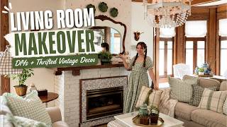 I Gave My Living Room A Cozy Vintage Makeover!