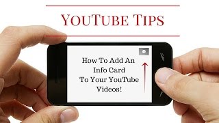 How to create an info card on YouTube videos