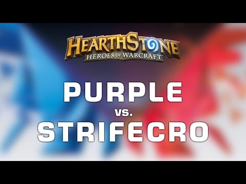 Hearthstone - StrifeCro vs. Purple - WCA Pro Qualifier - Group D Semi Final