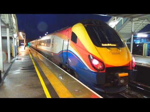 Trains at Loughborough, MML (Rush Hour) - 28/11/19