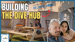 Building The Dive Hub in Dauin: Tables, Roof Chaos & First Seahorses! (Ep 2)