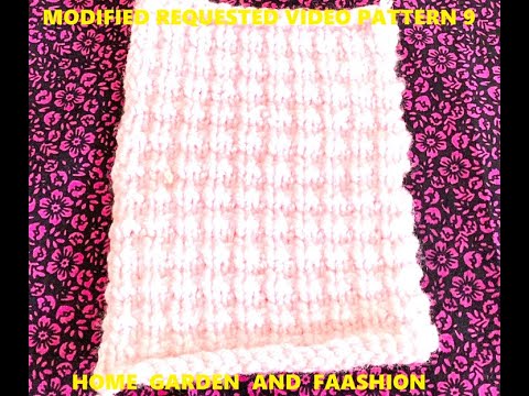 BEGINNER KNITTING PATTERN NUMBER NINE FOR CARDIGAN SWEATER HAT OR SHAWL||MODIFIED REQUESTED VIDEO