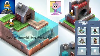 MEKORAMA STORY :🚀 TINY ROBOT PUZZLE DIORAMA (Intro~ Gameplay) - #Mekorama #Diorama #Puzzle #Relaxing