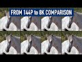 From 144P To 8K Every Resolution Compared