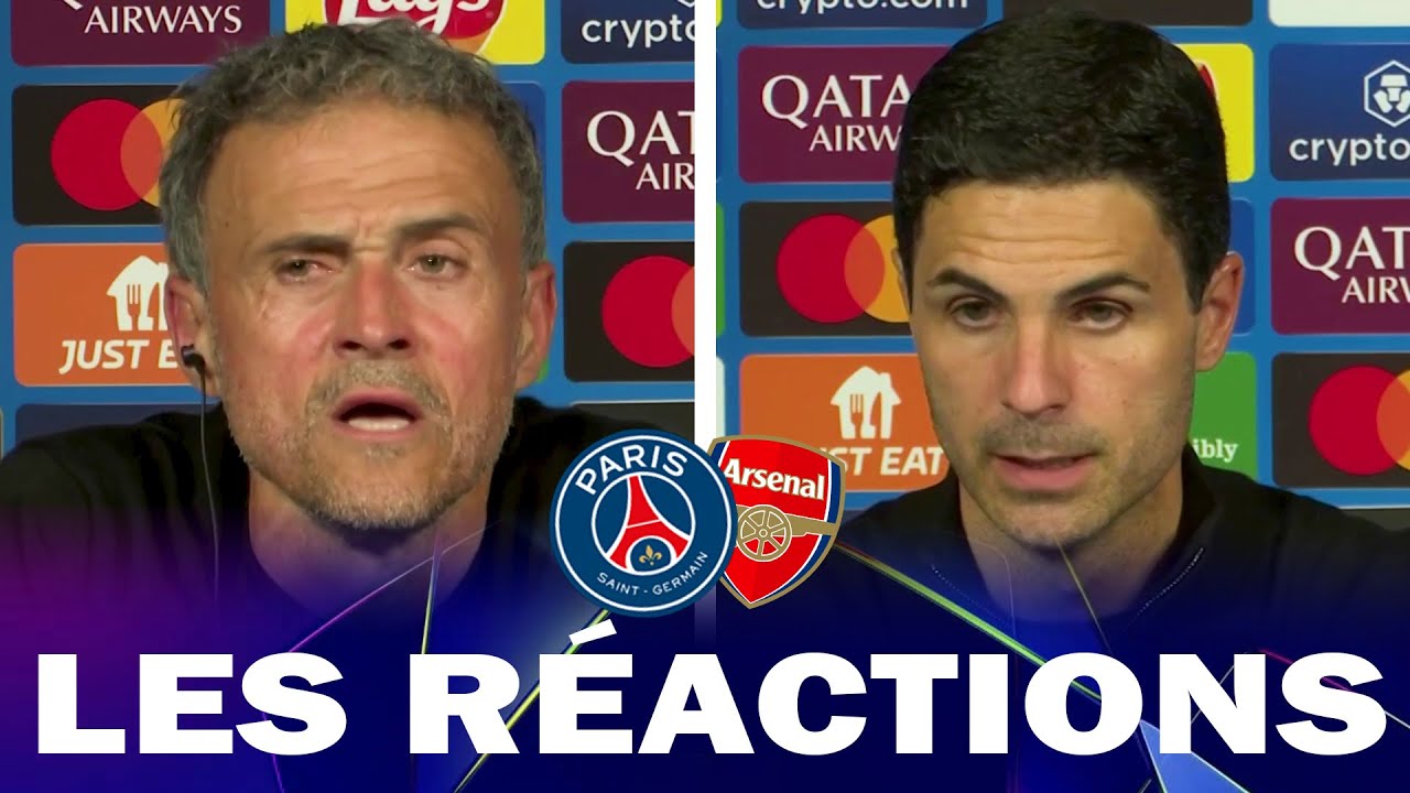 "La meilleure équipe à PERDU", LUIS ENRIQUE répond à ARTETA - Les réactions de PSG - Arsenal