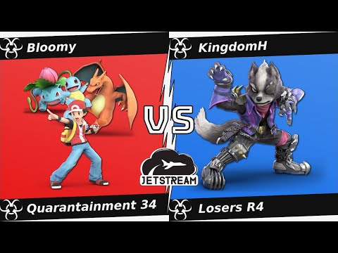 Quarantainment 34 Losers R4 - Bloomy (PKM Trainer) Vs. KingdomH (Wolf, PKM Trainer) - SSBU
