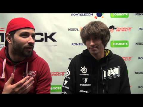 Interviu cu Dendi @ DreamHack Bucharest 2014