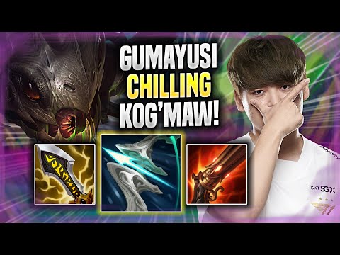 GUMAYUSI CHILLING WITH KOG'MAW! - T1 Gumayusi Plays Kog'maw ADC vs Jinx! | Preseason 2022