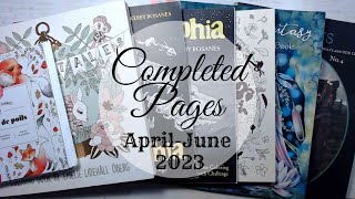 Completed Coloring Pages| April - June 2023