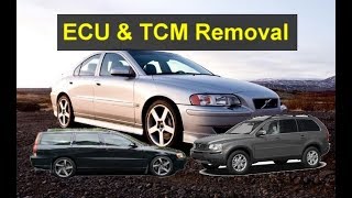 How to remove and install the ECU & TCM for Volvo cars that need the tool. - VOTD