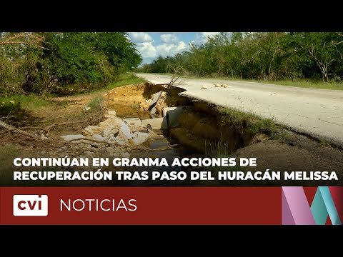 Continúan en Granma las acciones de recuperación tras el paso del huracán Melissa