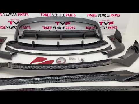 Fits BMW X5 G05 Bodykit Aero Front Splitter Rear Diffuser Skirts Carbon Look video