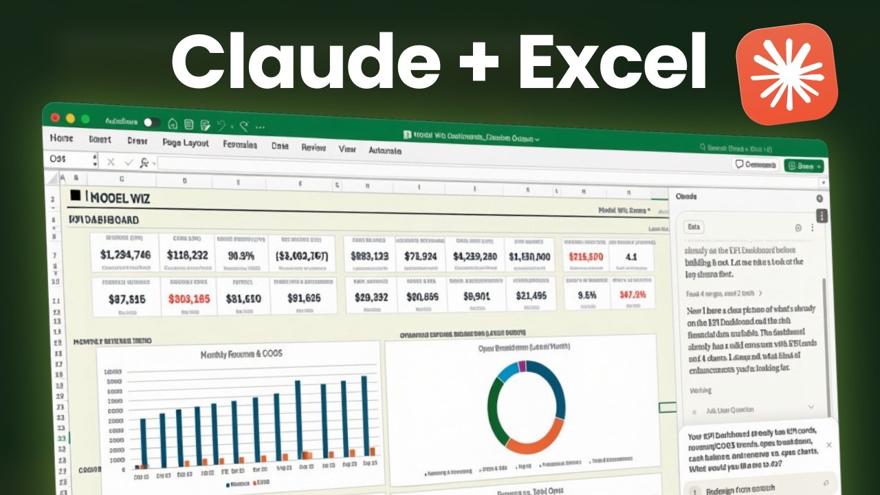 I Tested Claude for Excel Dashboards (My Job Might Be Over)