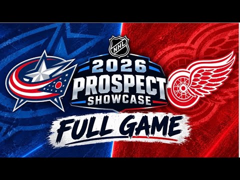 Columbus Blue Jackets vs Detroit Red Wings 2026 Prospect Showcase Full Game
