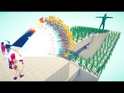 ZOMBIE WAVE + GIANT vs 4x EVERY GOD - Totally Accurate Battle Simulator TABS