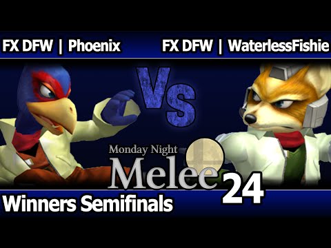 MNM 24 Melee - FX DFW | Phoenix (Falco) vs FX DFW | WaterlessFishie (Fox) - Winners Semifinals