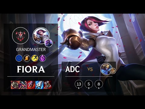 Fiora ADC vs Ezreal - EUW Grandmaster Patch 10.25
