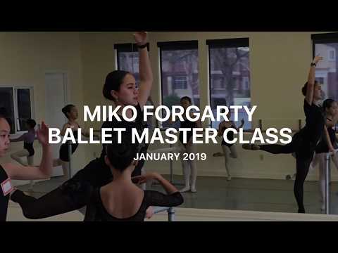 Miko Fogarty teaches Ballet in 2019:  San Jose Dance International