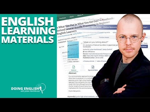 What My Research Tells You About English Learning Materials