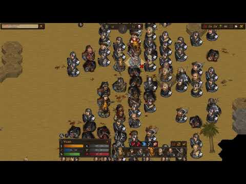 Battle Brothers: New Squad + Battle against a noble house 3 (93 units) - Absolute massacre.