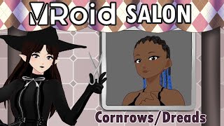  - Vroid Hair Tutorial: Cornrow,  canerows, dreadlocks
