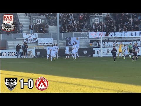 KAS EUPEN - KV KORTRIJK [1-0] CHALLENGER PRO LEAGUE SPEELDAG 23 ( TERUGRONDE) 