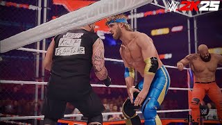 WWE 2K25 - Logan Paul vs. Kevin Owens vs. Braun Strowman | Triple Threat Match | WWE  SummerSlam