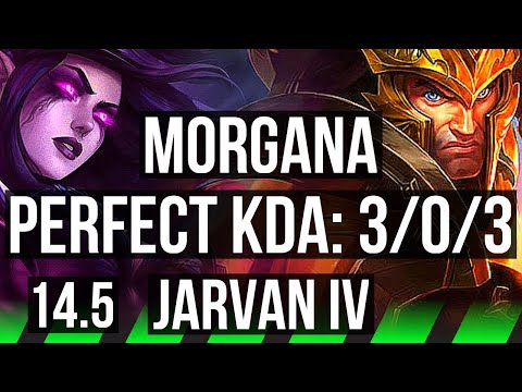 MORGANA vs JARVAN IV (JNG) | 3/0/3, Rank 11 Morg | EUW Master | 14.5
