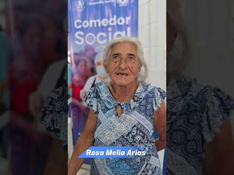 Conoce a doña Rosa que ya hace uso del Comedor Social en Ipala.
