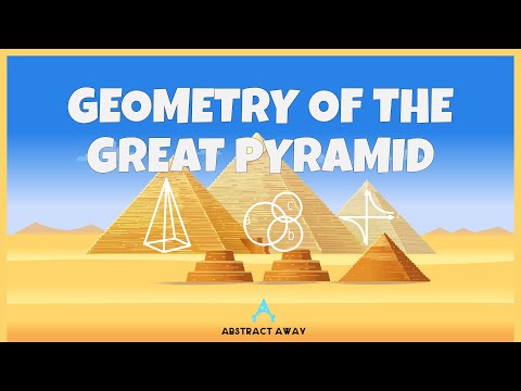 Geometria da Grande Pirâmide || A Matemática das Pirâmides do Egito
