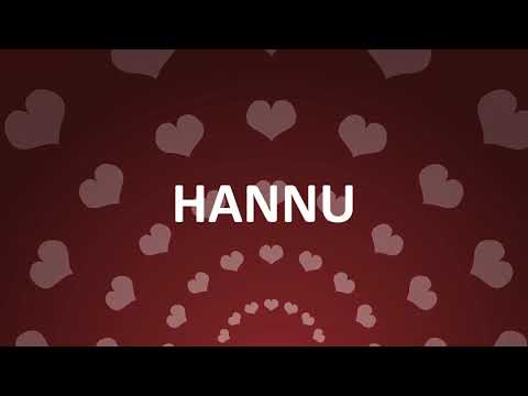 HAPPY BIRTHDAY HANNU