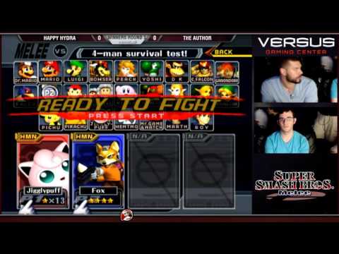 Versus Melee Weekly 12/20/15 - Winners Round 3 - Happy Hydra (Puff) vs The Author (Fox)
