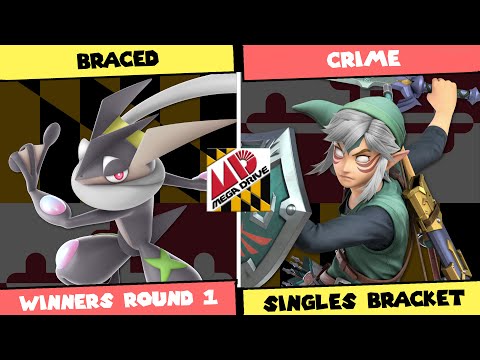 Mega Drive #113: Winners Round 1 - Braced (Greninja,Palutena) vs Crime (Link) SSBU Singles