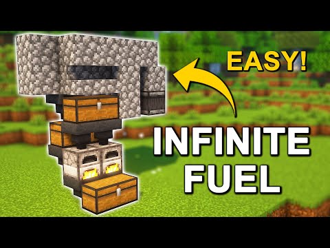 🔥 ULTIMATE Minecraft Smelter: NEVER Run Out of Fuel! 🚀