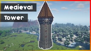 ⚒️ Minecraft: How to Build a Large Medieval Tower