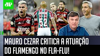 ‘Eu entendo o contexto, mas acho vergonhoso o Flamengo…’; Mauro Cezar critica atuação no Fla-Flu