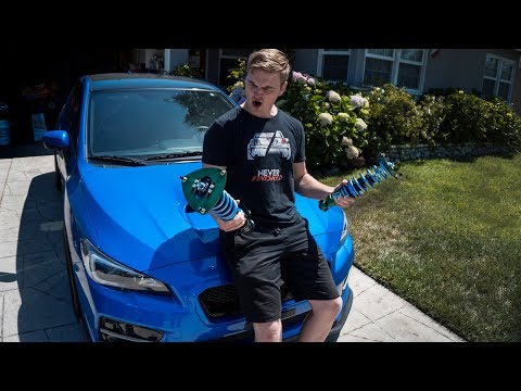 FINALLY PUTTING COILOVERS ON THE WRX!