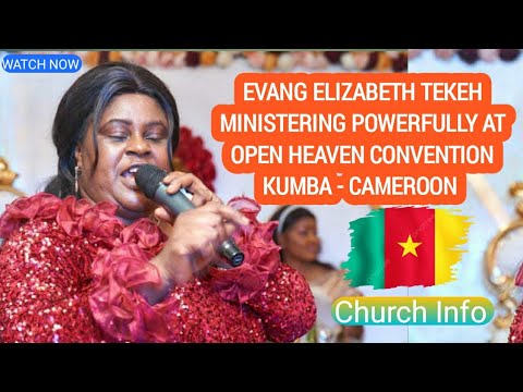 Cameroon Gospel Artist Evang Elizabeth Tekeh Ministering Powerfully At Kumba Convention