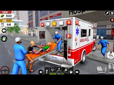 Ambulance Rescue City Driving 3D - 911 Rescue Emargency Van Simulator - Android Gameplay part-3
