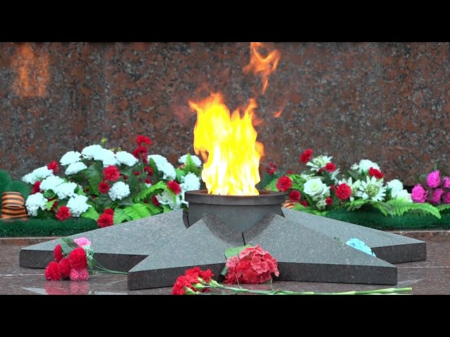 В Иркутске прошла акция «Огненные картины войны»