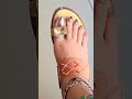 Silver Chrome Nail Art Beautiful Sandal Feet Beauty Indian Feet Anklet Foot Foot Foot Foot