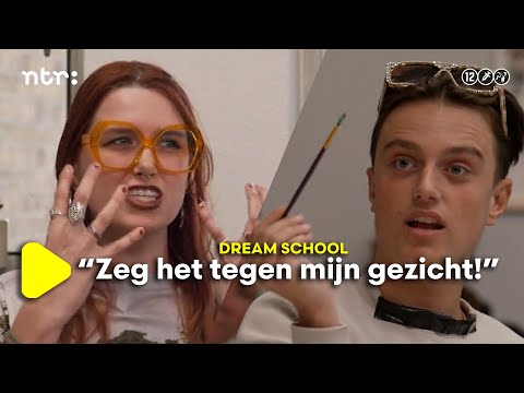 Gabriëlla confronteert Djavino over de ruzie in de groepsapp | DREAM SCHOOL #22 | NPO Start