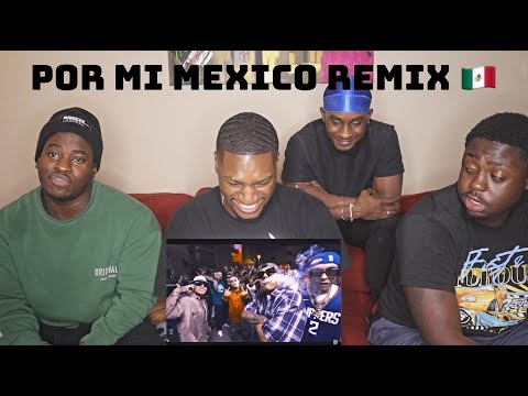 POR MI MEXICO REMIX 🇲🇽 LEFT SM, SANTA FE KLAN, DHARIUS, C-KAN, MC DAVO & NETO PENA REACTION VIDEO