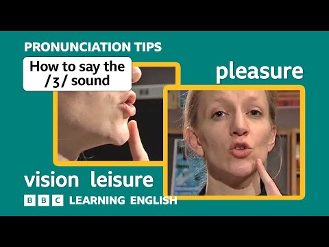 👄 THIS is how to say the English /ʒ/ in 'pleasure', 'leisure' and 'vision' -  Pronunciation Tips