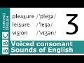 English Pronunciation 👄 Voiced Consonant - /ʒ/ - 'pleasure', 'leisure' and 'vision'