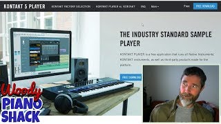 Video thumbnail for Kontakt 5 Player free download! by Woody Piano Shack