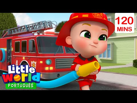 Nico, Nina e os Heróis da Comunidade 🚓 | MARATONA - O Mundo de Nina e Nico – Little World Português